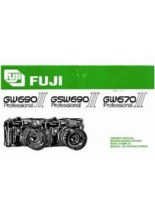 Fujifilm GW 670-2 manual. Camera Instructions.